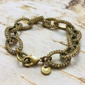 J. Crew Jewelry - J. Crew rhinestone link bracelet J. Crew Jewelry - J. Crew rhinestone link bracelet